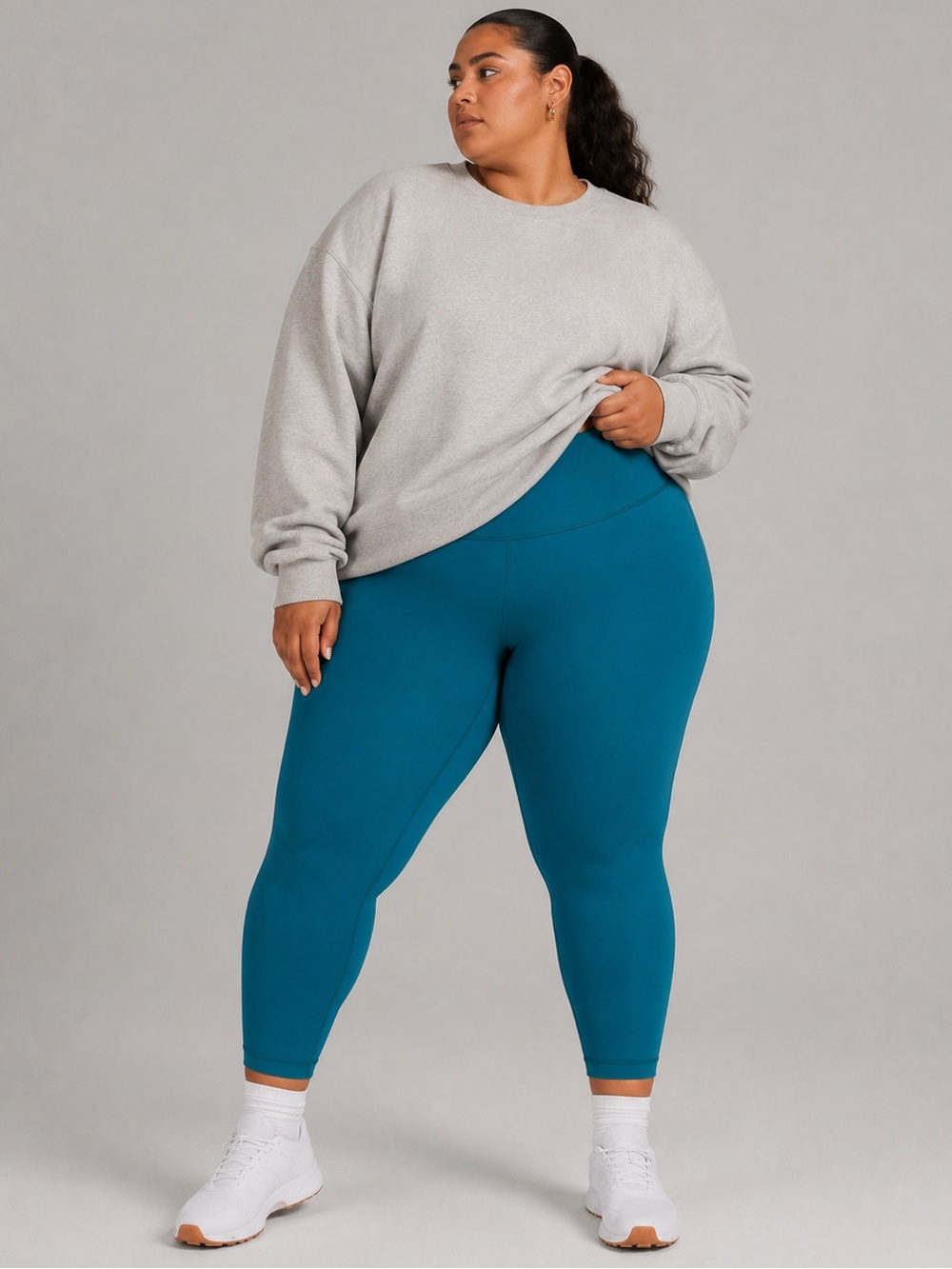 Lululemon Wunder Train High Rise Tight 25” Leggings Turquoise Athletic Size 18